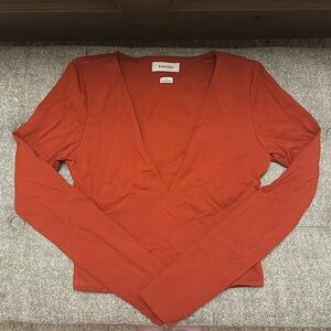 Aritzia cropped long sleeve